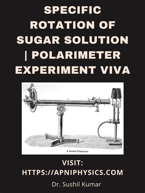 polarimeter experiment sugar solution|laurent polarimeter experiment.